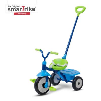 Smart Trike 2-in-1 Folding Fun Toddler Tricycle, Blue, Floor Model