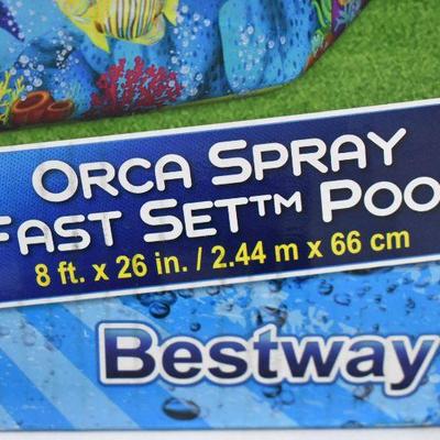 H2OGO! Orca Inflatable Spray Pool. Untested, As Is