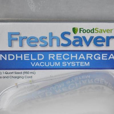 FoodSaver Handheld Rechargeable Vacuum Sealing System. Cord works intermittently