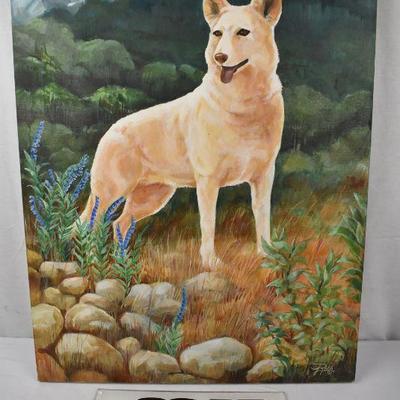 Dog/Wolf/Fox Painting by JRobb 91, 24