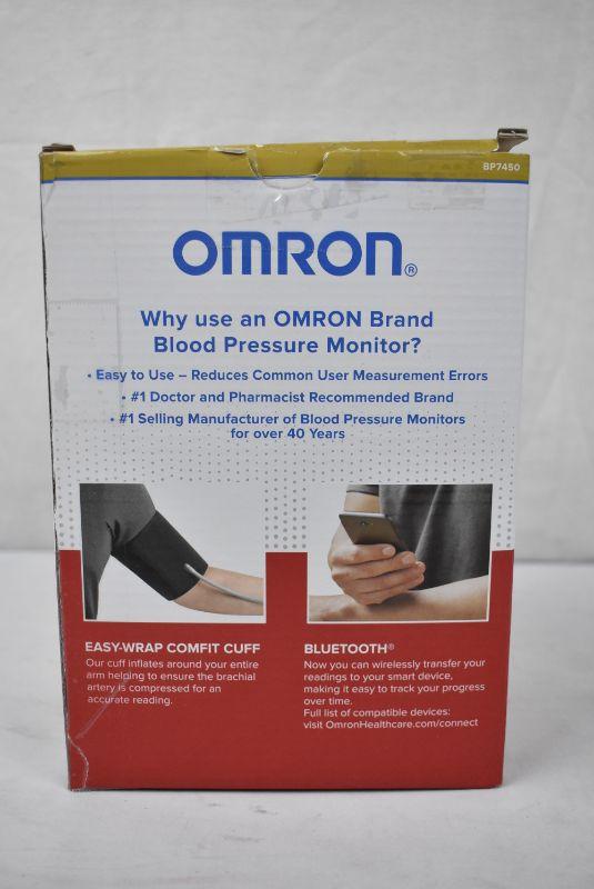 Omron 10 Series Wireless Upper Arm Blood Pressure Monitor. Lightly
