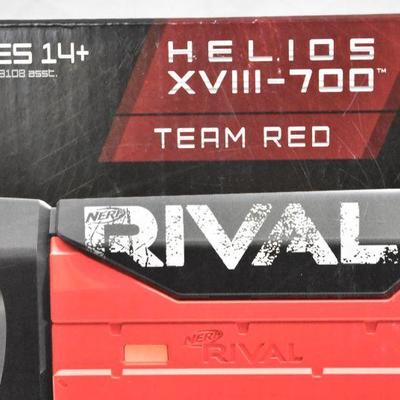 Helios XVIII-700 Nerf Rival Blaster (Red) Bolt-Action, Open Box, Works