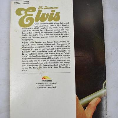 The Illustrated Elvis, book by W.A. Harbinson, VIntage 1976