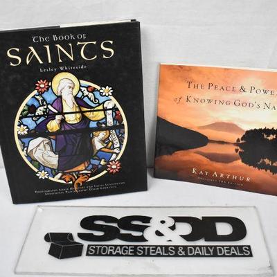 2 Religious Books: The Book of Saints & The Peace & Power of Knowing God's Name
