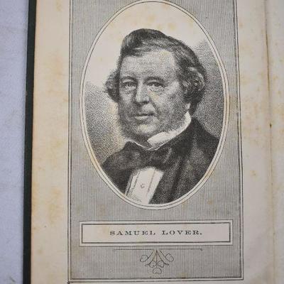 Antique 1880 Samuel Lover, A biographical Sketch by Andrew Symington, Hardcover