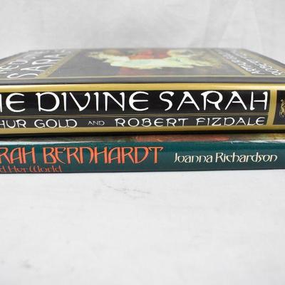 2 Hardcover Books on Sarah Bernhardt