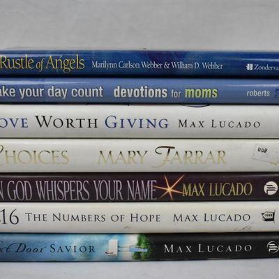 7 Spiritual Books: A Rustle of Angels -to- Next Door Savior