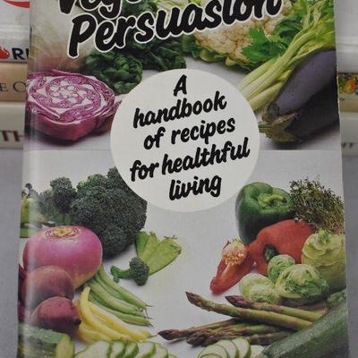 4 Cookbooks (3 Hardcover): Vegetarian Persuasion -to- The Svory Sausage
