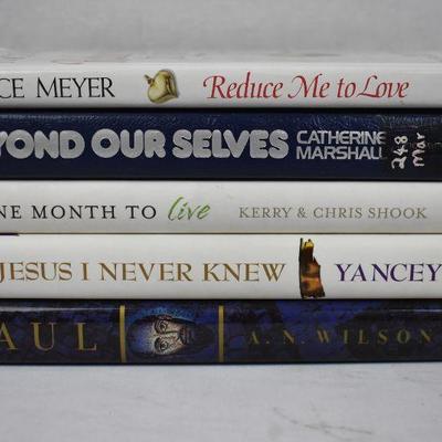 5 Hardcover Books: Religious/Spiritual: Reduce me to Love -to- PAUL