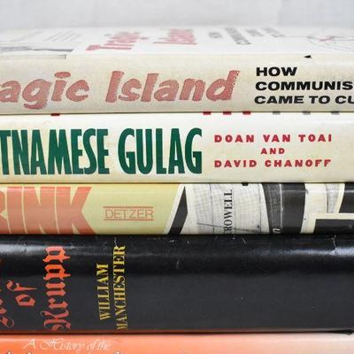 6 Hardcover Books: Tragic Island -to- Cavalcade of the Rails