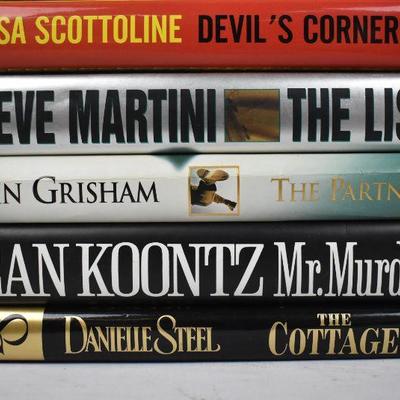 8 Hardcover Fiction Books: Body of Lies -to- The Cottage