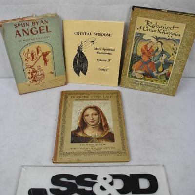 4 Vintage Books: Spun by an Angel -to- In Praise of Our Lady