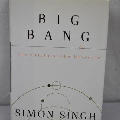 2 Hardcover Books: Robert Shapiro Origins & Simon Singh Big Bang