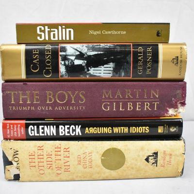 5 Political Books: Stalin -to- The Other Side of the River