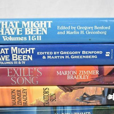 7 Hardcover Books, Fantasy: What Might Have Been -to- The Path of Daggers