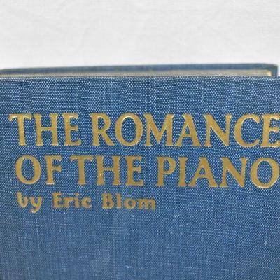 3 Vintage Hardcover Books, Music & Poetry: Romance Piano -to- Book of Poems