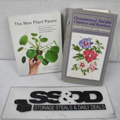2 Plant Books: The New Plant Parent & Ornamental Shrubs Climbers & Bamboos
