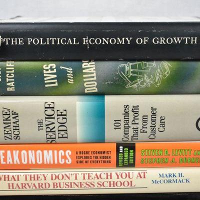 11 Hardcover Books: The Political Economy of Growth -to- One Up on Wall Street