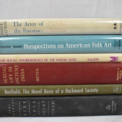 6 Hardcover Books: Army Potomac: Glory Road -to- The Rise & Fall Great Powers