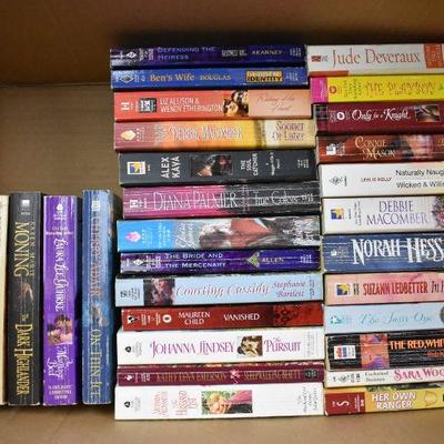 30 Paperback Fiction Romance: Secret History -to- Her Own Ranger. Romance Box #4