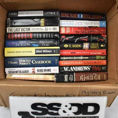 19 Hardcover Murder Mystery Books: What the Dead Know -to- Ruby. Mystery Box #2