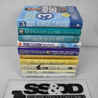 10 Hardcover Self-Help Books: 3 Hour Diet -to- Body & Soul