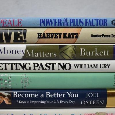 12 Self Help Money/Business Books: Power of the Plus Factor -to- Rich Die Richer
