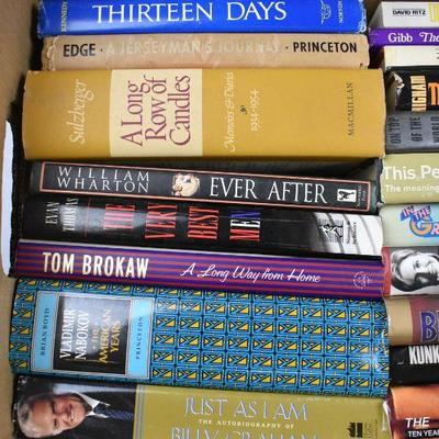 19 Biography Books: Thirteen Days -to- The Resistance. Biography Box #4