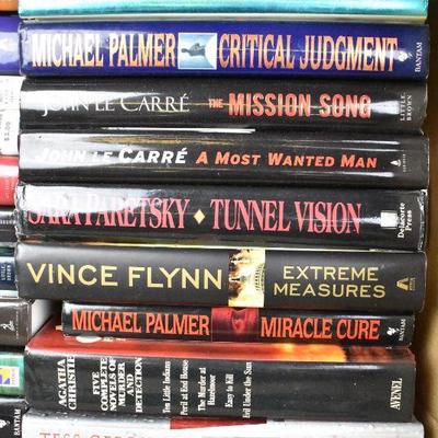 21 Hardcover Books, Murder Mystery, Dead Ringer -to- McNally's Dilemna, Box #4