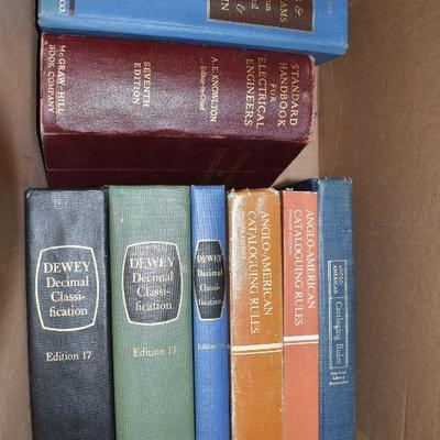 8 Non-Fiction Vintage Books on Dewey Decimal System & Cataloguing