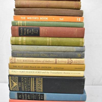 17 Vintage Writers/Writing/Education: Education -to- Guide to Reference Books