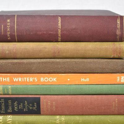 17 Vintage Writers/Writing/Education: Education -to- Guide to Reference Books