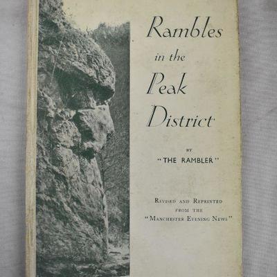 3 Vintage MAPS: Rambles in the Peak District, Maps, & West and East Pakistan