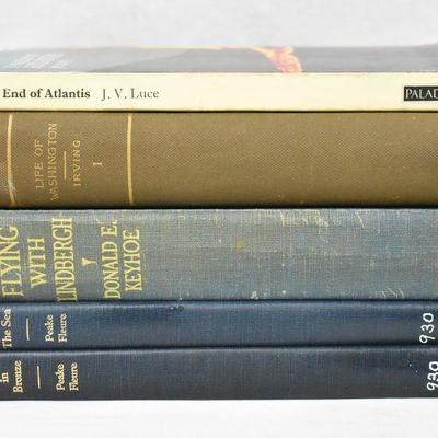 5 Non-Fiction Books History/Civ: End of Atlantic -to- Metrchant Ventures Vintage