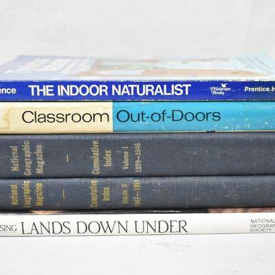 5 Books on Nature & Geography: The Indoor Naturalist -to- Lands Down Under