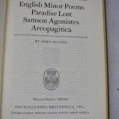 2 Hardcover Poet/Poetry Books: Matthew Arnold & the Three Classes and Milton