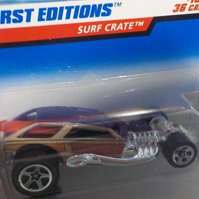 1993 edition of #21 and Hot wheels surf Crate 2000.