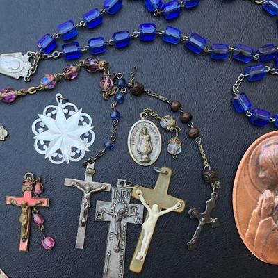 Lot of 25 Religious Pendants Charms