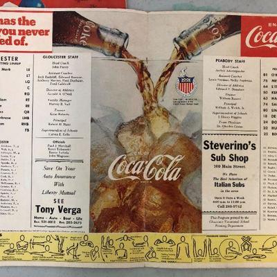 2 Gloucester MA High School Football Yearbooks from 1968