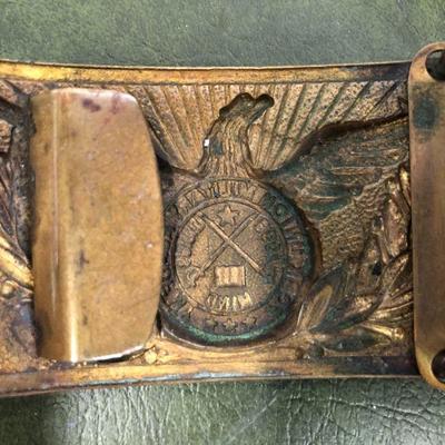 Original Fork Union Military Academy Belt Buckle