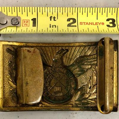Original Fork Union Military Academy Belt Buckle