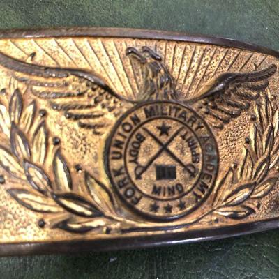 Original Fork Union Military Academy Belt Buckle