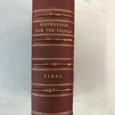2 Antique Books Selected Verse of Edgar A Guest & Knowledge for the People 1832
