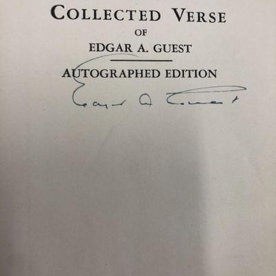 2 Antique Books Selected Verse of Edgar A Guest & Knowledge for the People 1832