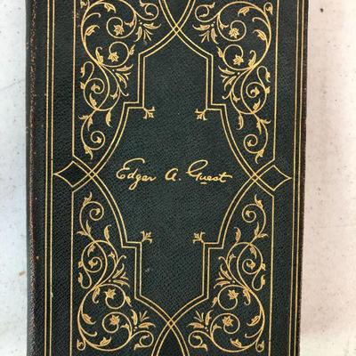 2 Antique Books Selected Verse of Edgar A Guest & Knowledge for the People 1832