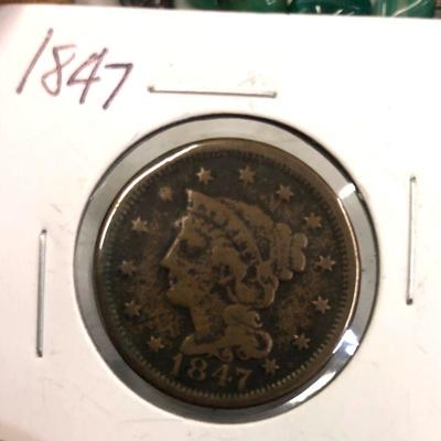 1846 & 1847 Liberty Head Large Cents