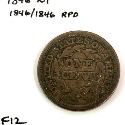 1846 & 1847 Liberty Head Large Cents