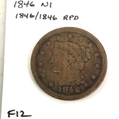 1846 & 1847 Liberty Head Large Cents