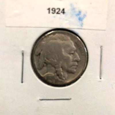 4 Buffalo Nickels 1912 1924 1928 1936