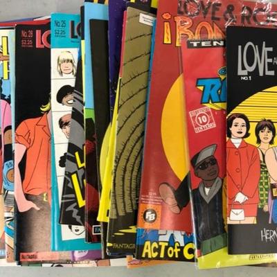 33 Issues of Love and Rockets Comic Books #`1 included. Excellent condition
